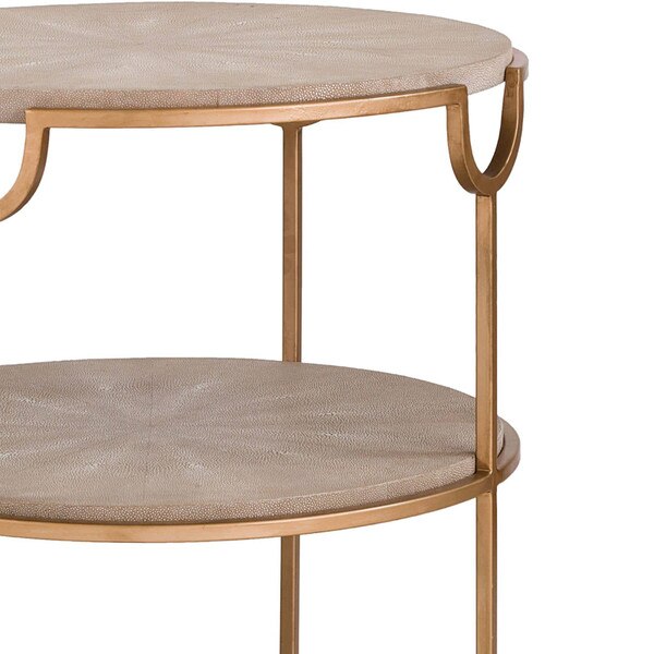 Vogue Shagreen Side Table